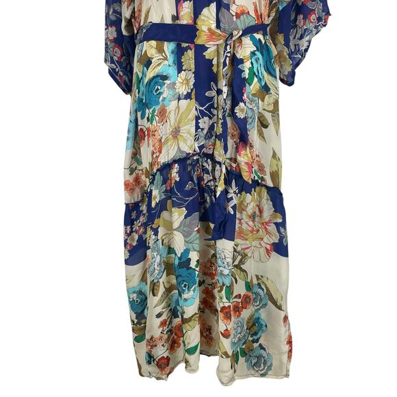 Johnny Was Emma Astrid Kimono Floral Print Full Length Size M - Picture 6 of 12